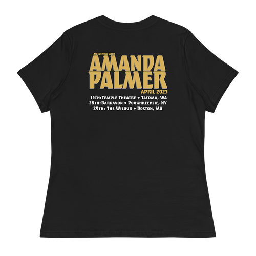 An Evening with Amanda Palmer 2023 Tour Tee (Fitted Cut)